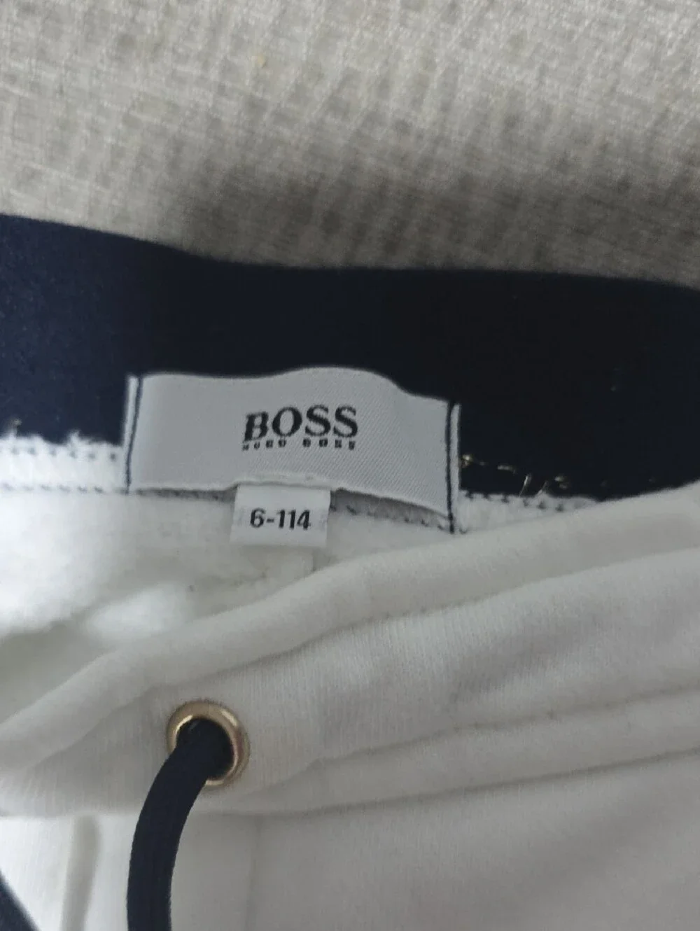 BOSS White Kids Sweatshirt & Joggers Set